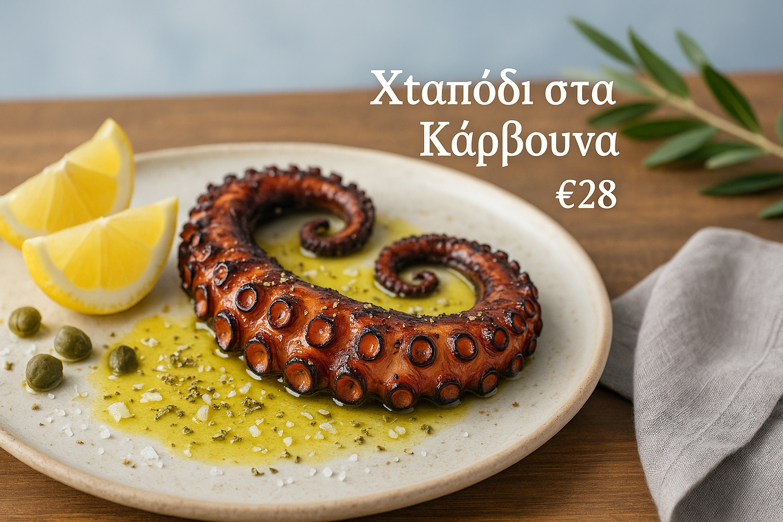 Χταπόδι στα Κάρβουνα